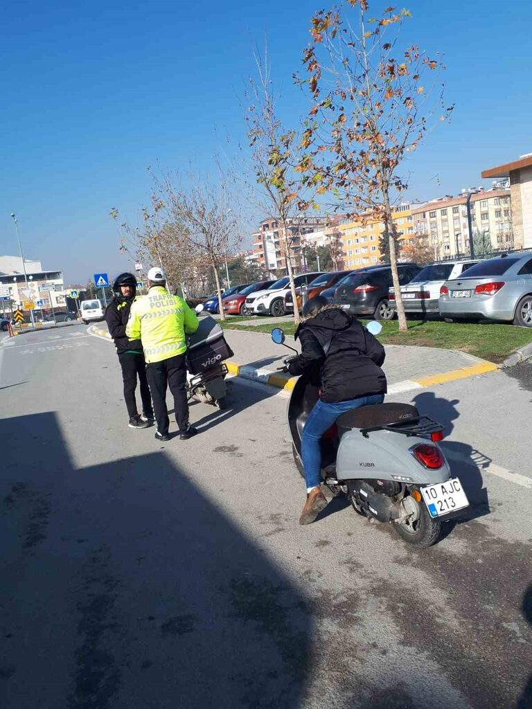 Balıkesir’de polis ekipleri gürültü