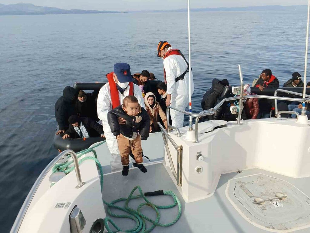 Balıkesir’in Ayvalık ilçesi açıklarında