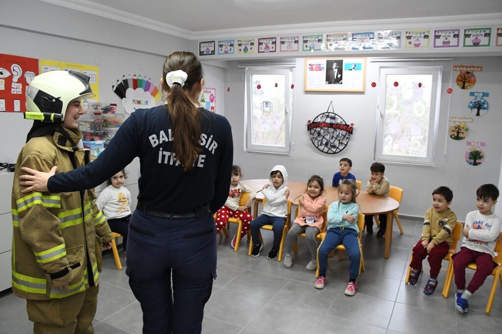 Balıkesir Büyükşehir Belediyesi tarafından yangına karşı tedbir almak ve küçük