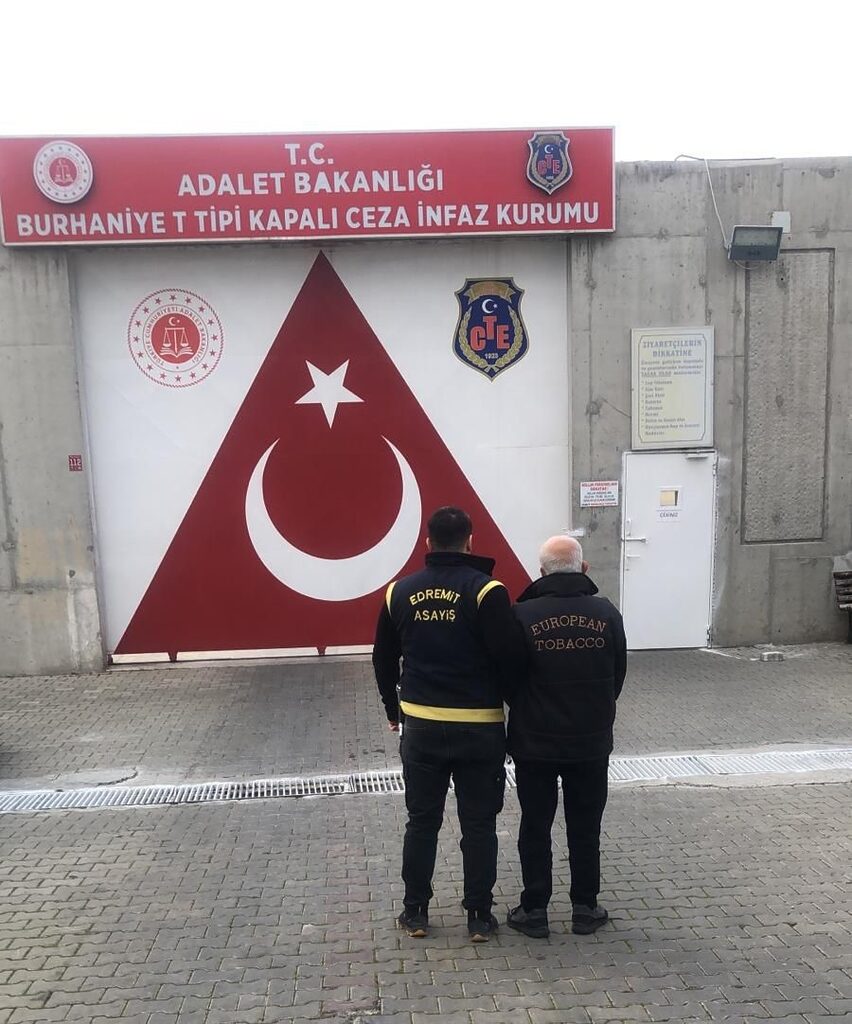 Balıkesir’in Edremit ilçesinde, hakkında 29 yıl 10 ay kesinleşmiş hapis