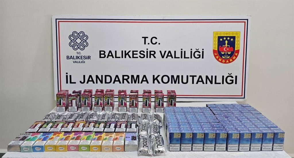 Balıkesir İl Jandarma Komutanlığınca, kaçakçılık ve organize suçlara yönelik yürütülen