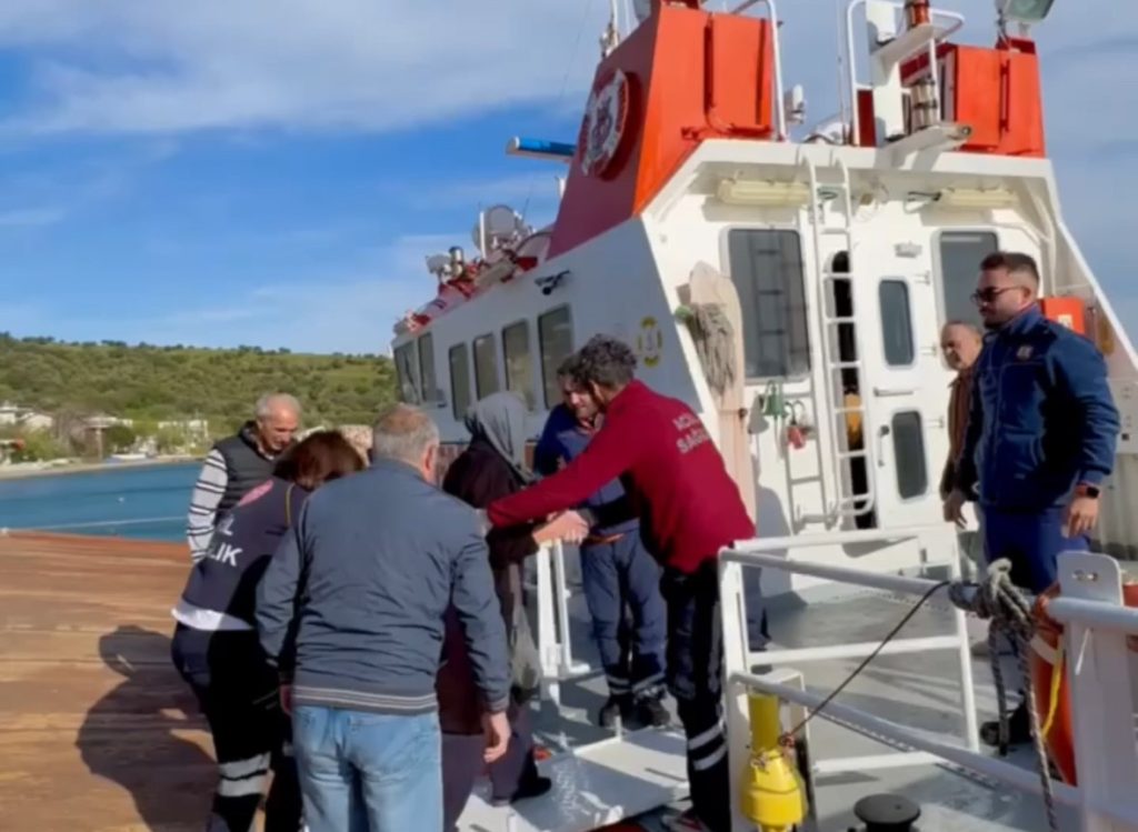 Balıkesir’in Erdek ilçesine bağlı Paşalimanı Adası’nda rahatsızlanan bir vatandaş, olumsuz