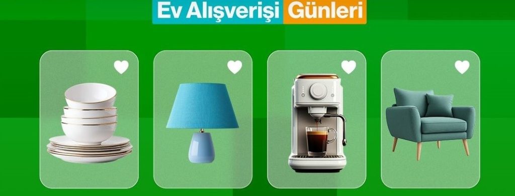 E-ticaret platformu Trendyol, 2Ev Alışverişi Günleri’ kapsamında 24-26 Haziran tarihleri