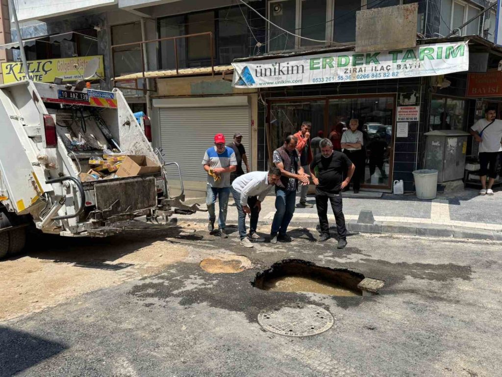 Balıkesir’in Erdek ilçesinde kısa süre önce alt yapı çalışmaları tamamlanarak