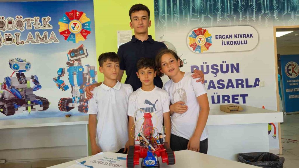 Balıkesir’de meslek lisesi öğrencileri ile ilkokul öğrencilerini bir araya getiren