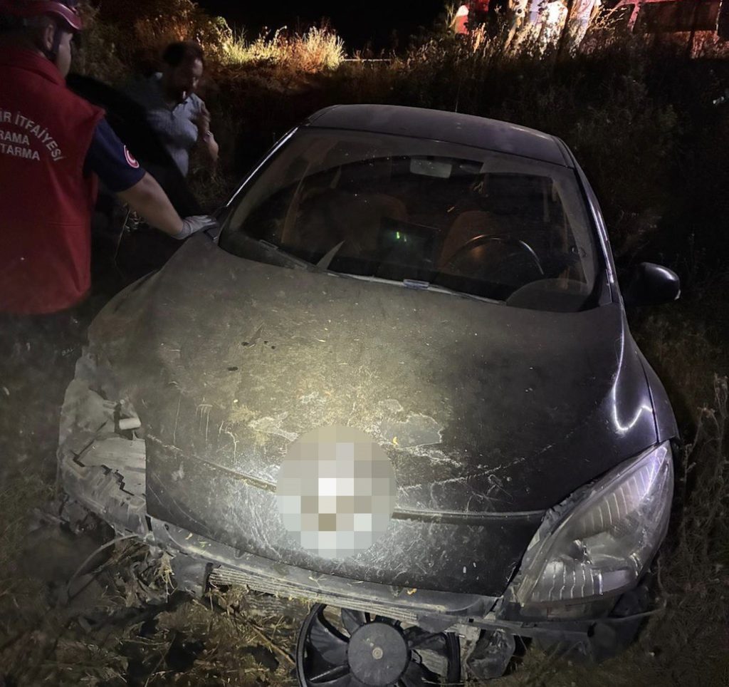 Balıkesir’in Susurluk ilçesi Dereköy Mahallesi yolunda meydana gelen tek taraflı