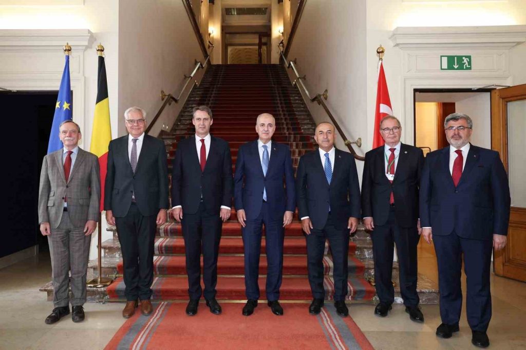 Türkiye Büyük Millet Meclisi (TBMM) Başkanı Numan Kurtulmuş, Brüksel’de Belçika