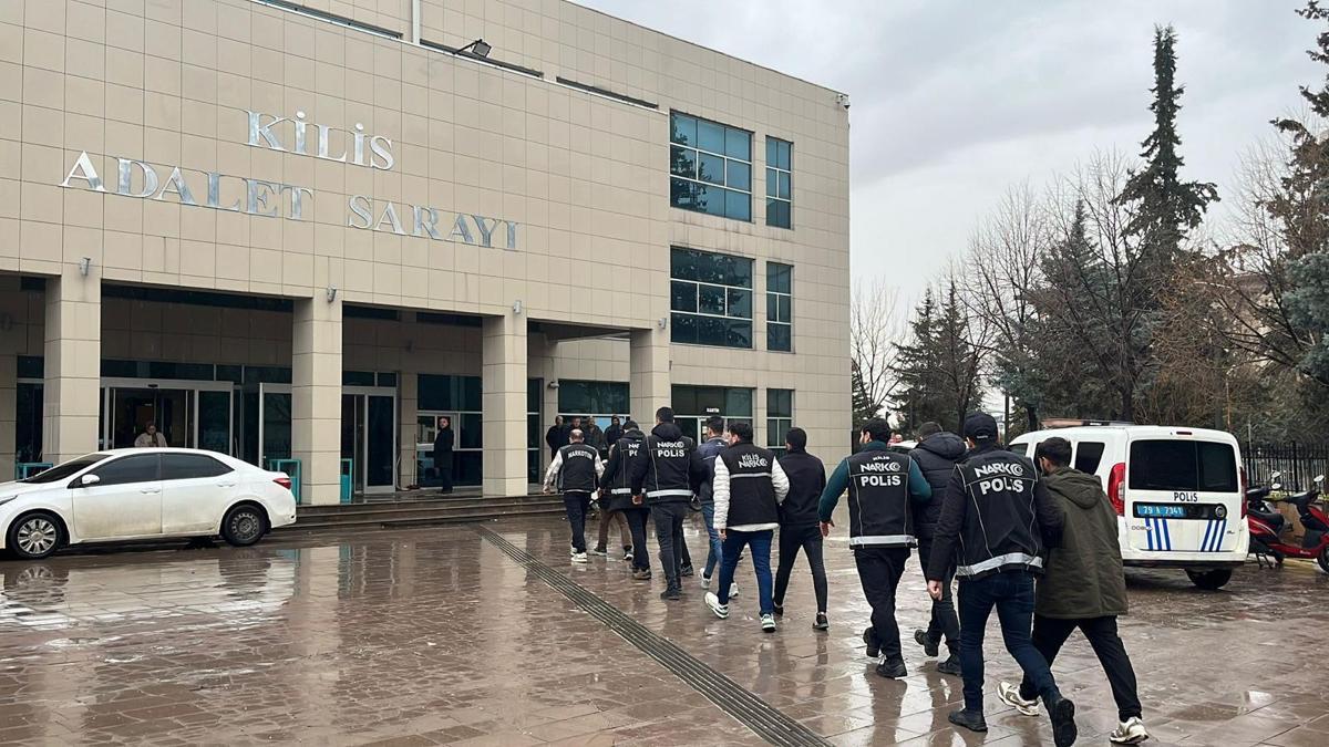 Kilis'te uyuşturucu operasyonu; 7 tutuklama
