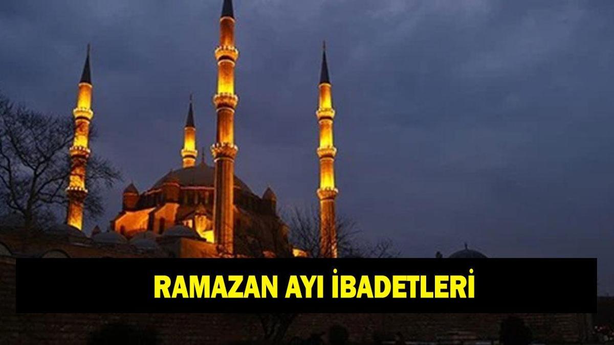 RAMAZAN AYI İBADETLERİ DİYANET: Ramazan'da çekilecek tesbihler ve zikirler neler? Ramazan'da hangi dualar okunur?