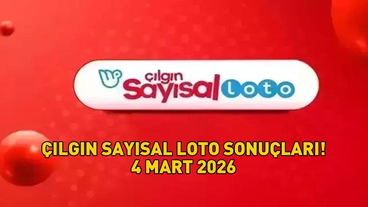4 MART 2026 ÇILGIN SAYISAL LOTO SONUÇLARI AÇIKLANDI! Çılgın Sayısal Loto sonuçları nasıl öğrenilir? 729.252.044,02 TL büyük ikramiye devretti - Son Dakika Ekonomi Haberleri
