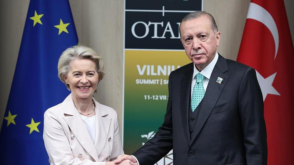 Cumhurbaşkanı Erdoğan, Ursula von der Leyen ile görüştü - Son Dakika Haberleri Bugün