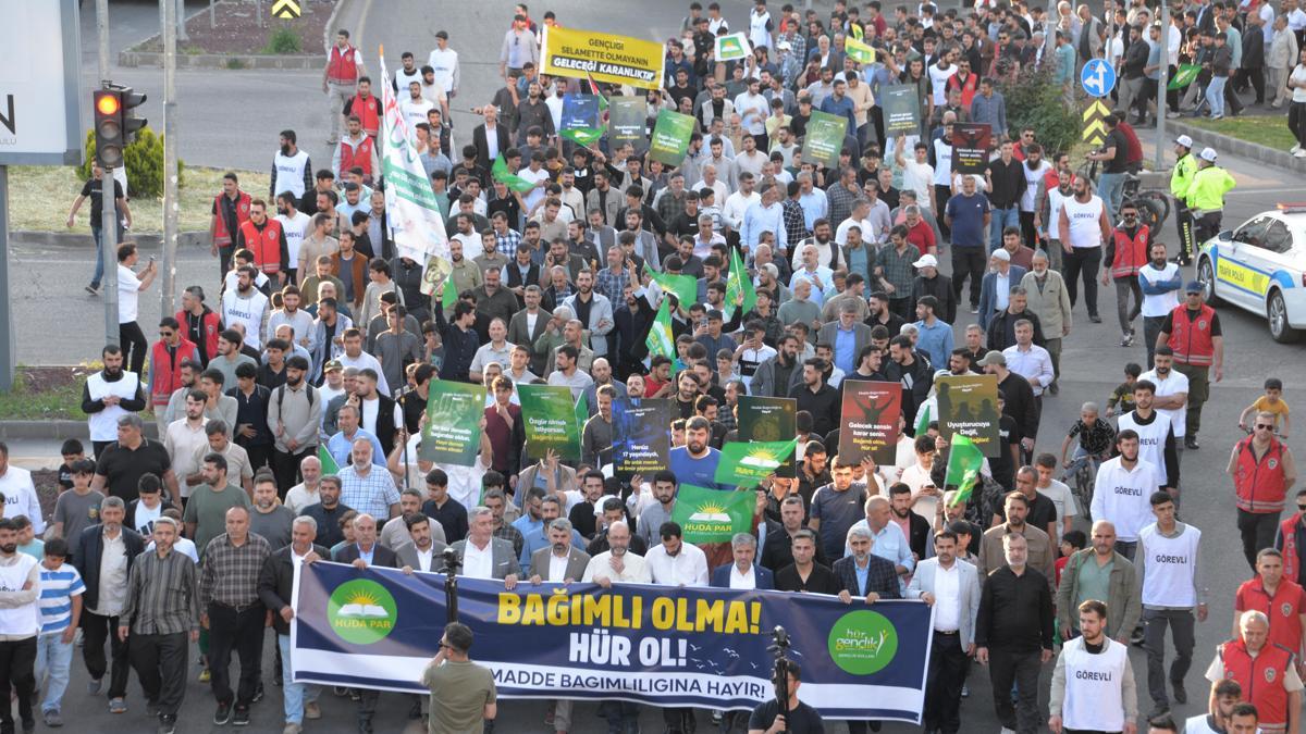Diyarbakır'da ‘madde bağımlılığına hayır’ yürüyüşü düzenlendi