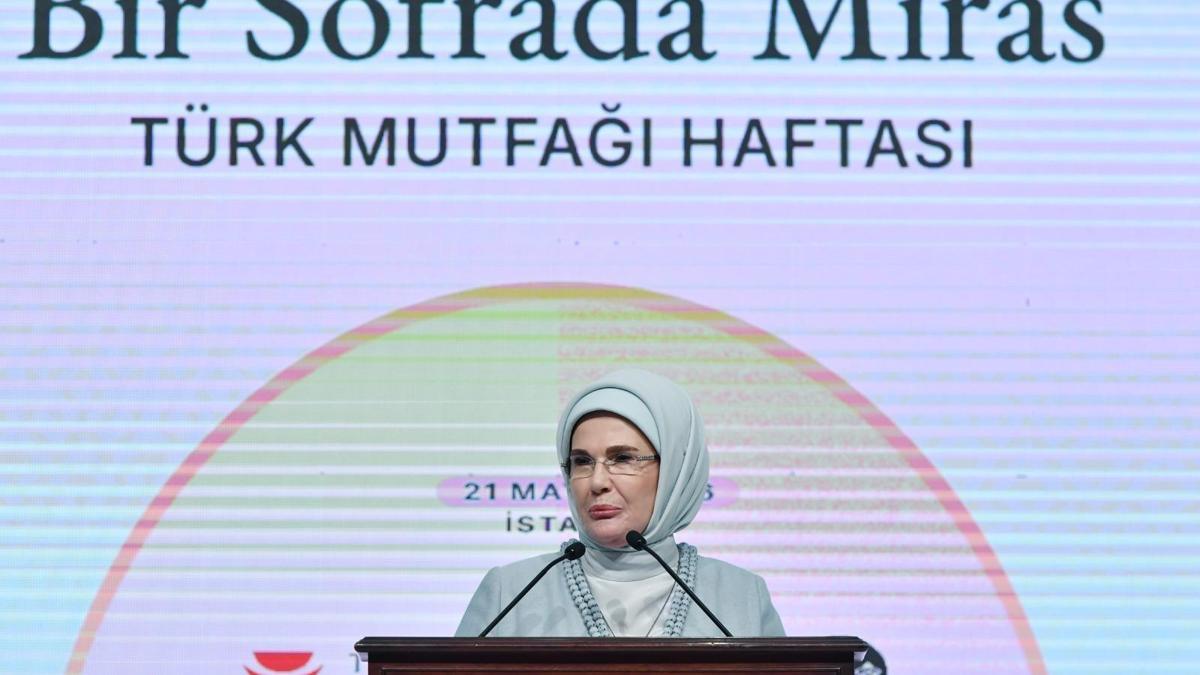 Emine Erdoğan: Türk mutfağı, Anadolu'nun ruhunu dünyanın dört bir yanına taşıyan en latif kültür elçimiz