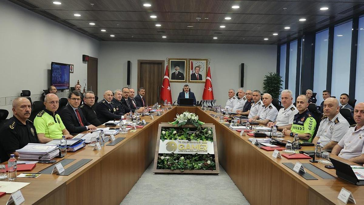 İçişleri Bakanlığı'nda NATO Zirvesi'ne yönelik güvenlik toplantısı