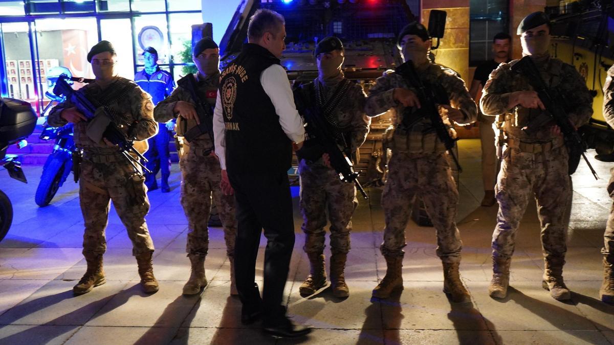 Şırnak’ta 600 polisin katılımıyla ‘Huzur Şırnak’ uygulaması