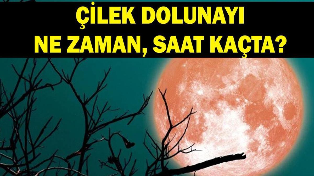 ÇİLEK AY NE ZAMAN? 2026 Haziran Dolunayı hangi gün, saat kaçta? Oğlak Dolunayı Türkiye'den görülecek mi?